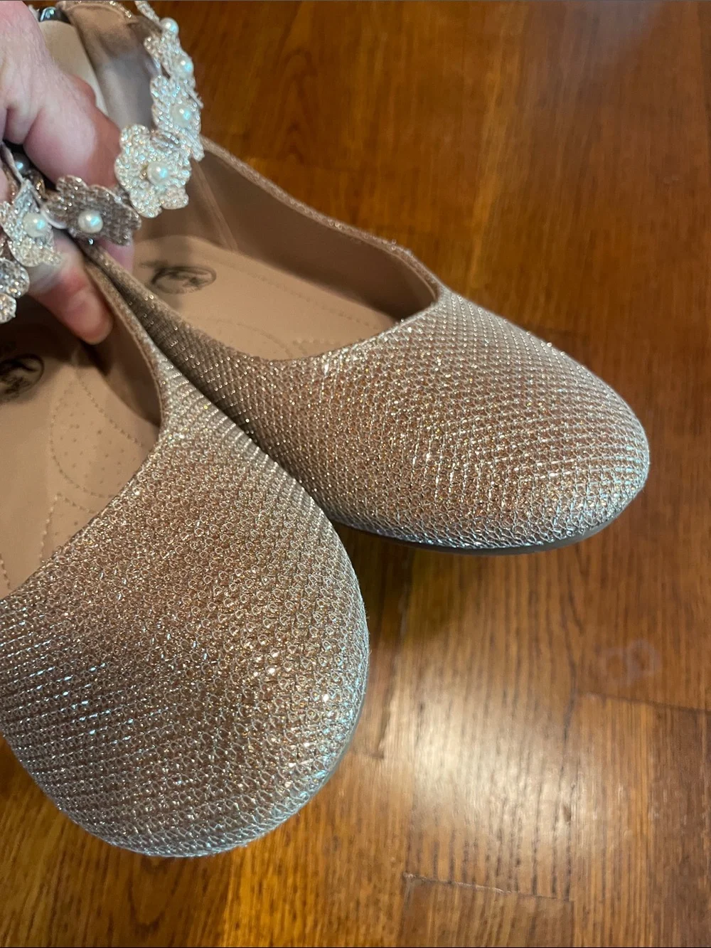 Trary Girls Ballerina Flats - siz 4